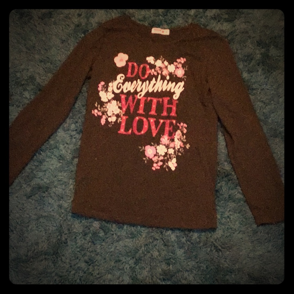 Do you everything with love green shirt for girl’s